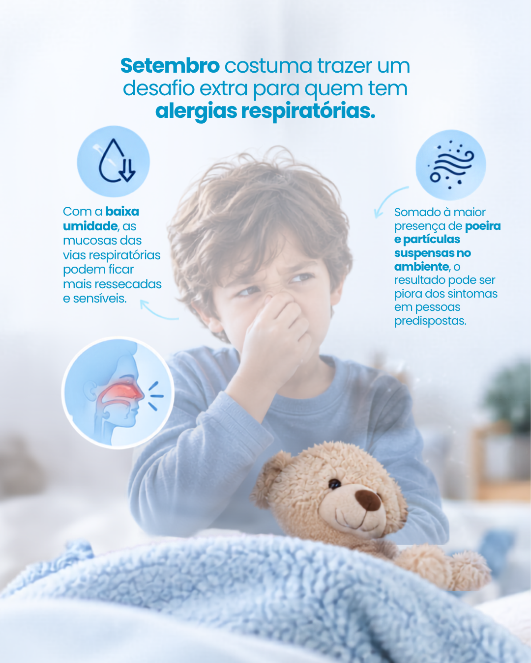 Post de feed da marca Cerpai · Dr. José Dillert: Desafio extra para quem tem alergias respiratórias