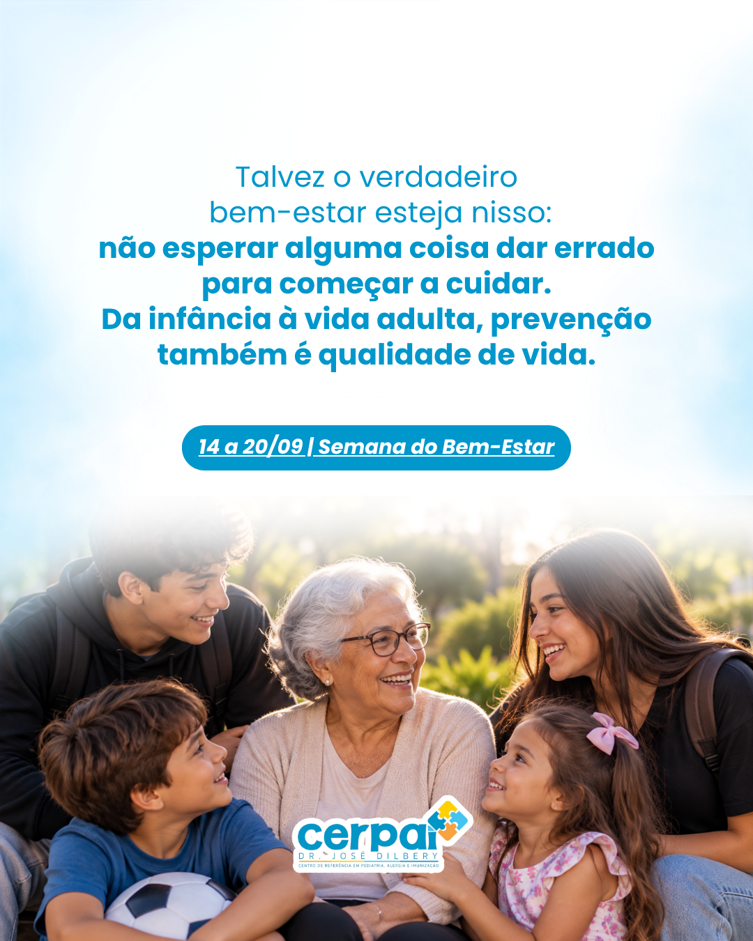 Post de feed da marca Cerpai · Dr. José Dillert: Talvez o verdadeiro bem-estar esteja nisso