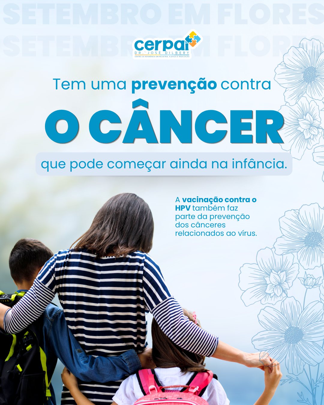 Post de feed da marca Cerpai · Dr. José Dillert: Tem uma prevenção contra o câncer que pode começar ainda na infância