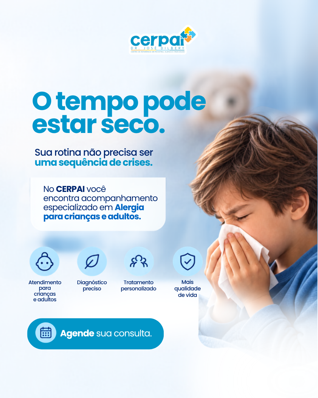 Post de feed da marca Cerpai · Dr. José Dillert: O tempo pode estar seco