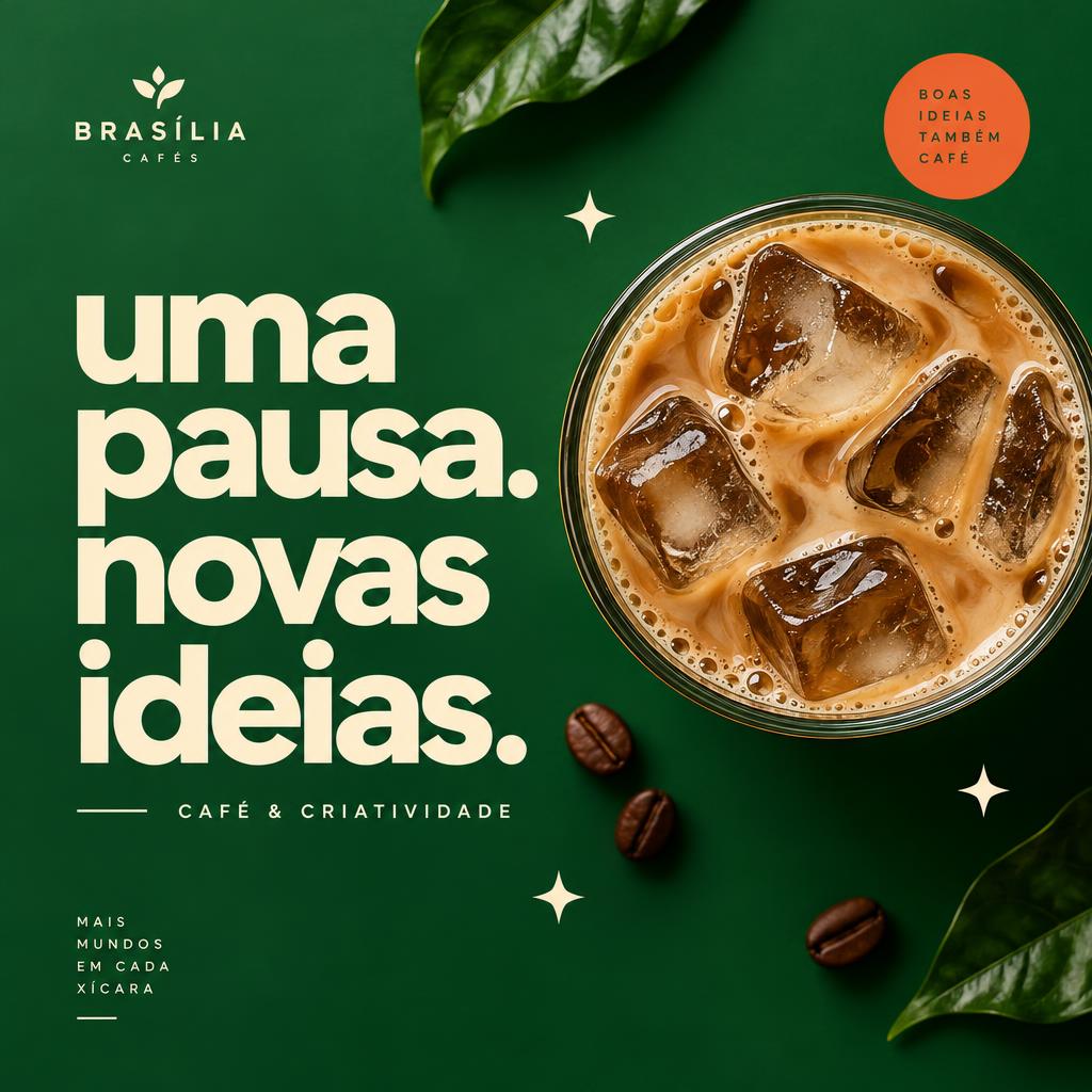 Arte demonstrativa: Uma pausa. Novas ideias.
